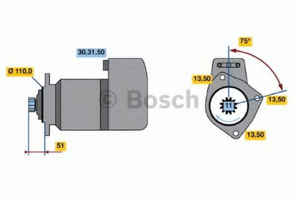 BOSCH 1456 Стартер