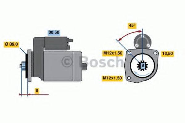 BOSCH 1497 Стартер