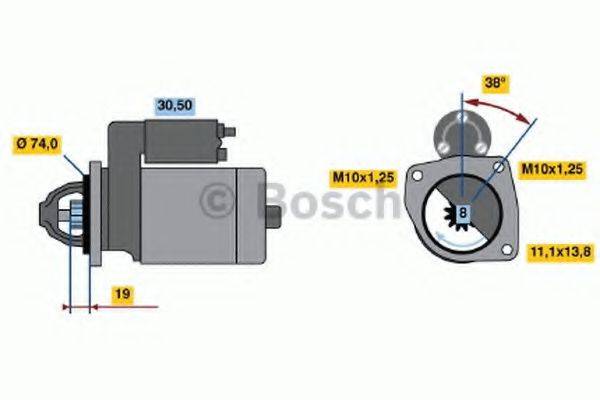 BOSCH 1499 Стартер