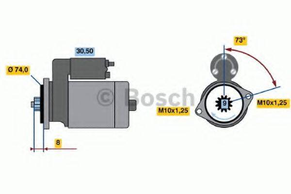 BOSCH 1500 Стартер