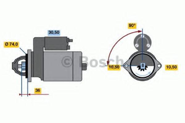 BOSCH 1578 Стартер