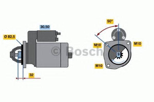 BOSCH 1593 Стартер