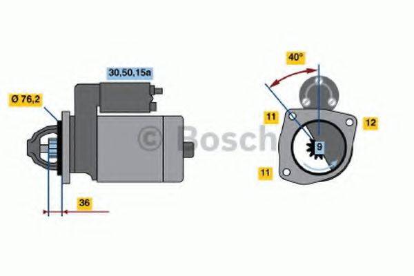BOSCH 1595 Стартер
