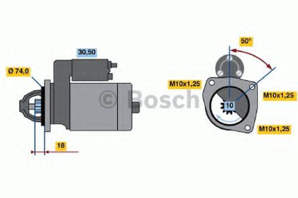 BOSCH 1601 Стартер
