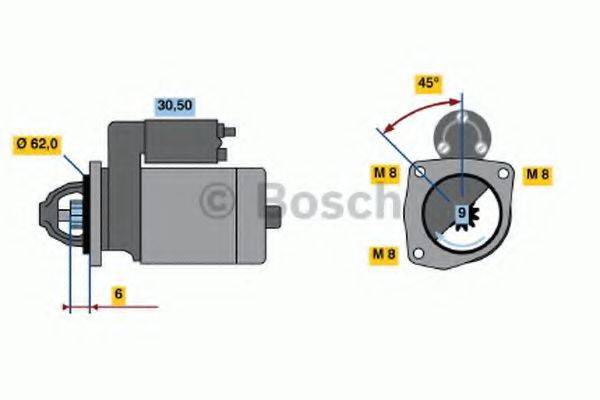 BOSCH 1613 Стартер