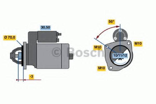 BOSCH 1614 Стартер