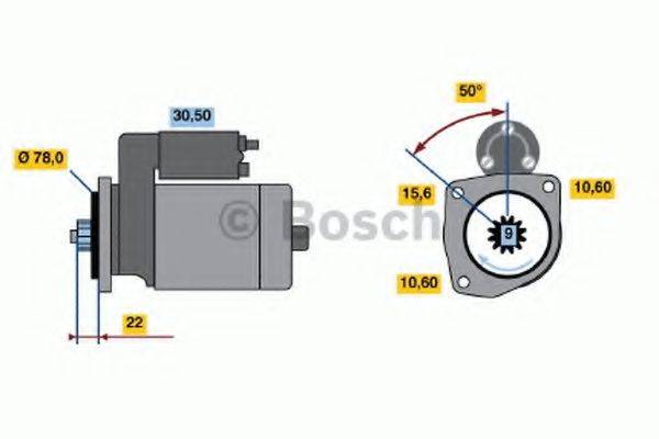 BOSCH 1617 Стартер