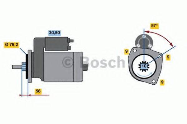 BOSCH 1619 Стартер