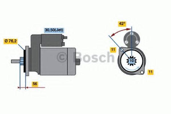 BOSCH 1631 Стартер