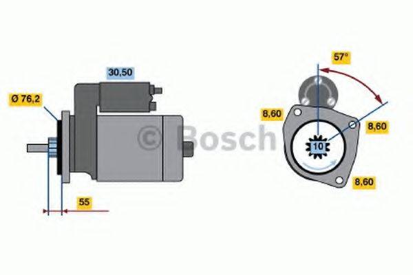 BOSCH 1634 Стартер