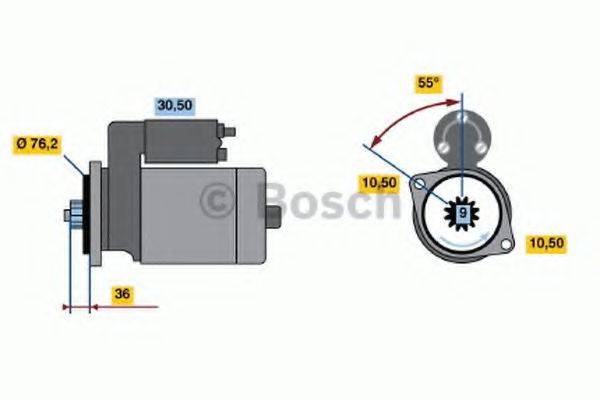 BOSCH 1637 Стартер