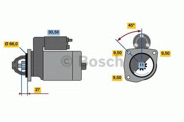 BOSCH 1641 Стартер