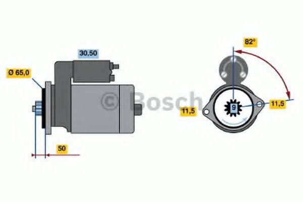 BOSCH 1643 Стартер