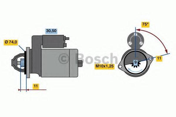 BOSCH 1650 Стартер
