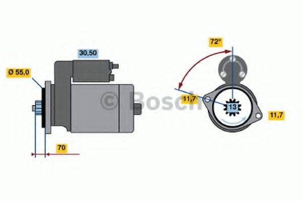 BOSCH 1651 Стартер