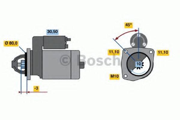 BOSCH 1661 Стартер