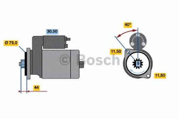 BOSCH 1665 Стартер