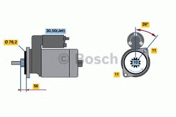 BOSCH 1670 Стартер