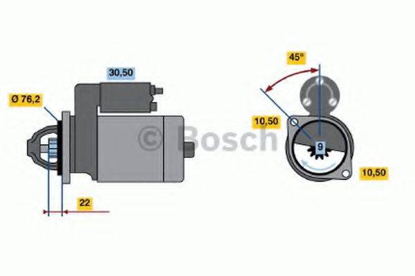 BOSCH 1686 Стартер