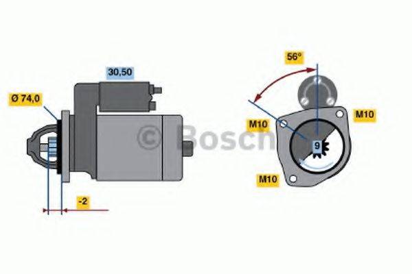 BOSCH 1695 Стартер
