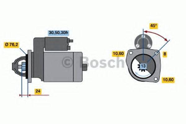BOSCH 1718 Стартер