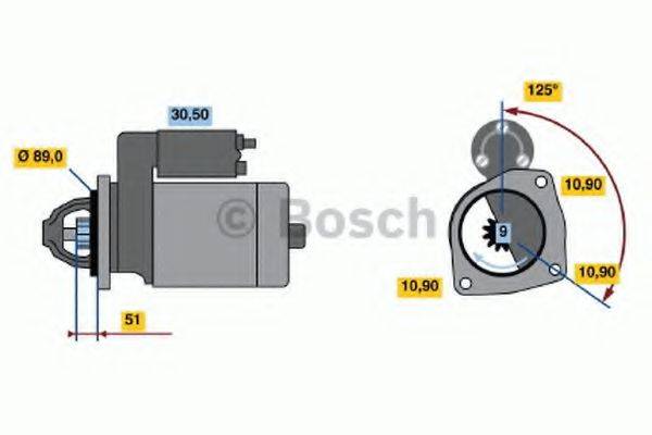 BOSCH 1724 Стартер