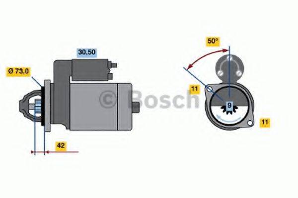 BOSCH 1744 Стартер