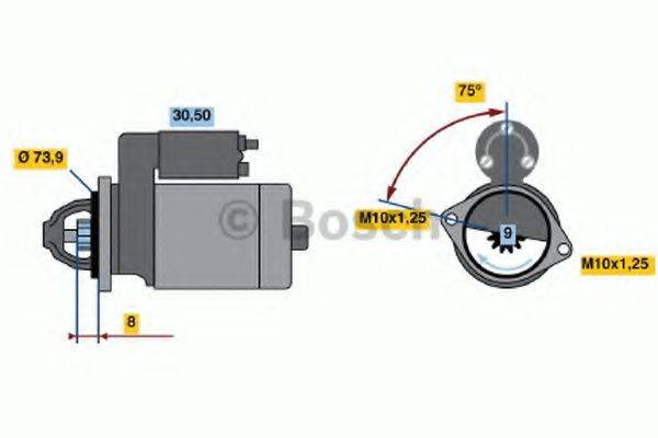 BOSCH 1756 Стартер