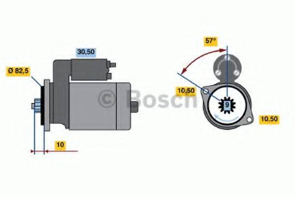 BOSCH 1760 Стартер