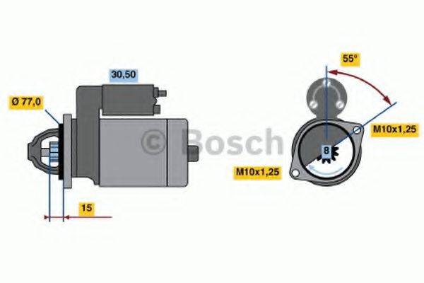 BOSCH 1765 Стартер