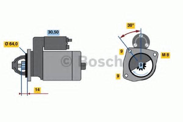 BOSCH 1778 Стартер
