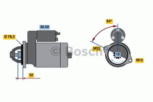 BOSCH 1802 Стартер