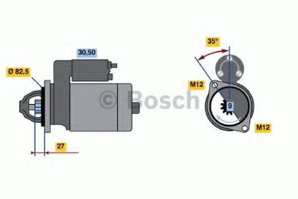 BOSCH 1825 Стартер