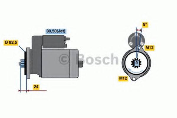 BOSCH 1838 Стартер