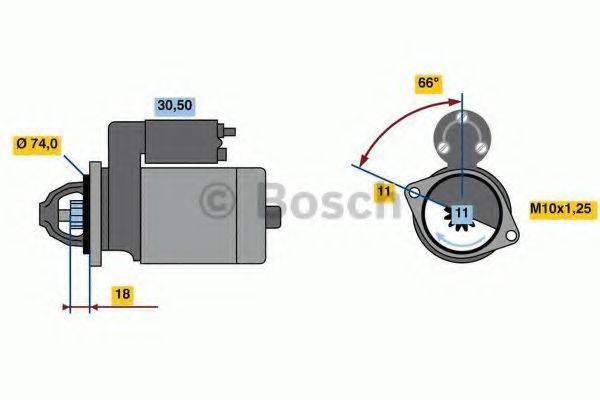 BOSCH 1848 Стартер