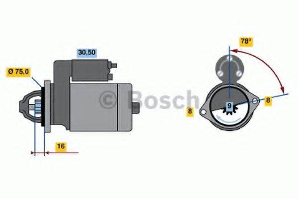 BOSCH 1854 Стартер