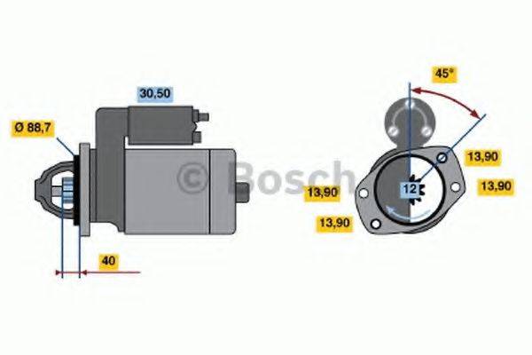 BOSCH 1865 Стартер