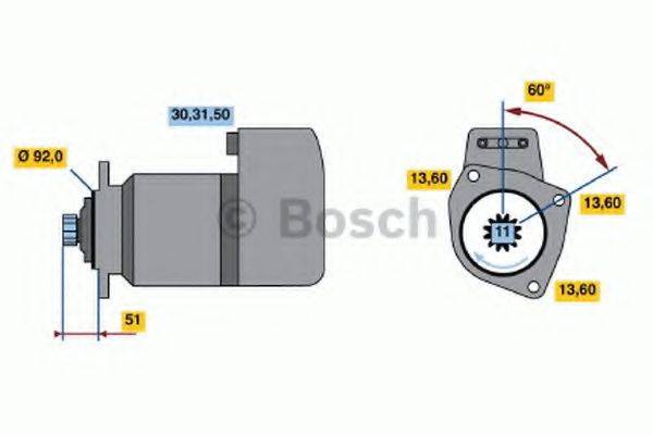 BOSCH 1879 Стартер