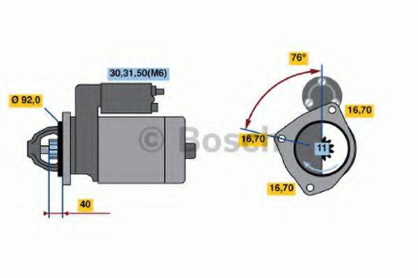BOSCH 1880 Стартер