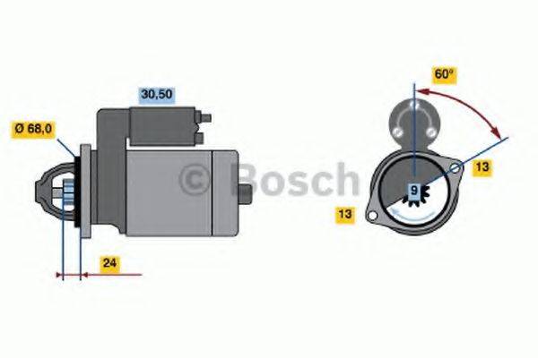 BOSCH 1884 Стартер