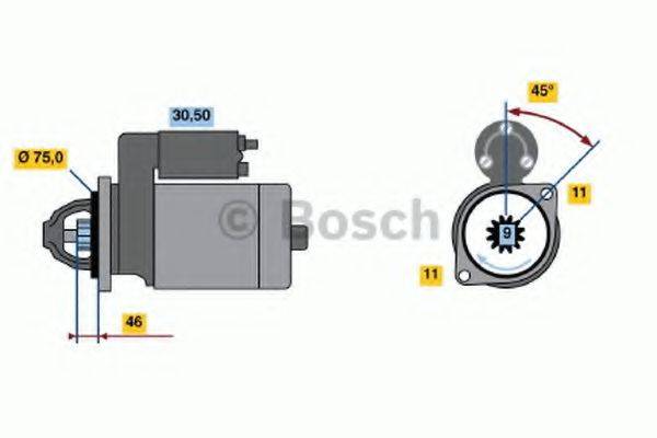 BOSCH 1906 Стартер