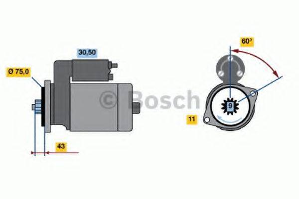 BOSCH 1907 Стартер