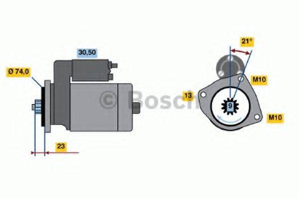 BOSCH 1918 Стартер