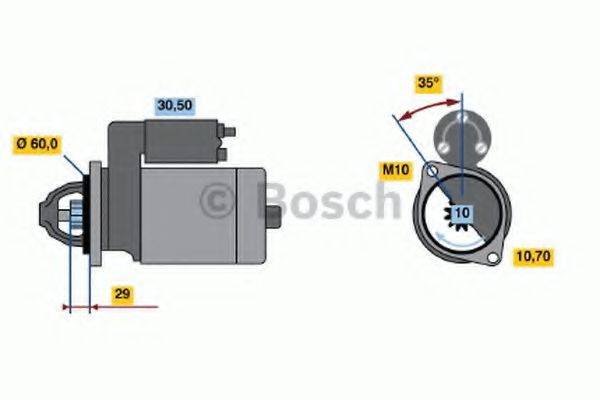 BOSCH 1950 Стартер