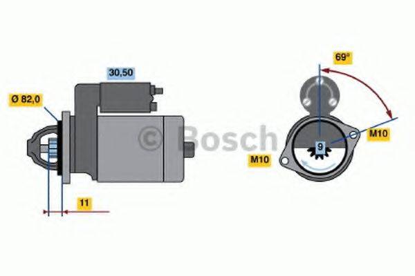 BOSCH 1988 Стартер