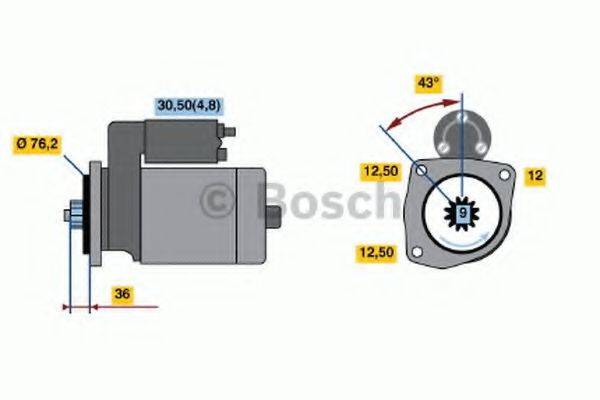BOSCH 1989 Стартер