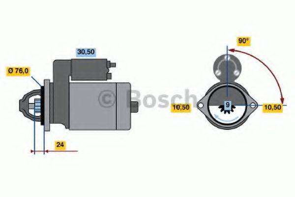 BOSCH 1990 Стартер