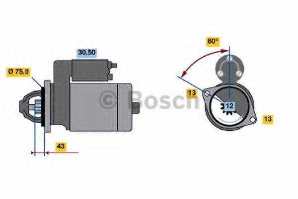 BOSCH 1992 Стартер