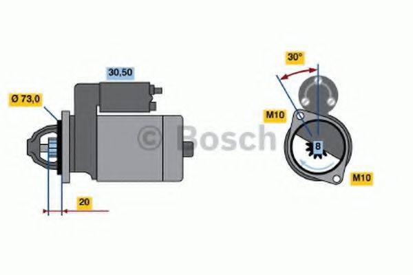 BOSCH 2004 Стартер