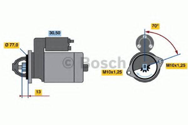 BOSCH 2038 Стартер